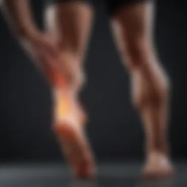 Rehabilitation Exercises for Tendon Healing An athlete performing exercises for Achilles tendon rehabilitation