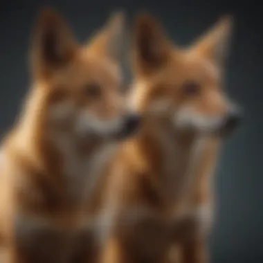 Evolutionary Lineage of Canids Graph showcasing the evolutionary lineage of canids