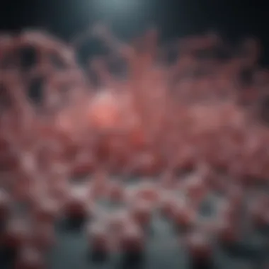 A visual representation of genetic research and its impact on cancer therapies.
