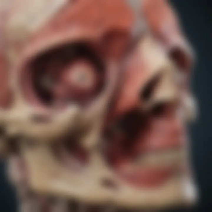 Illustration of ankylosis pathology showing fusion of bones