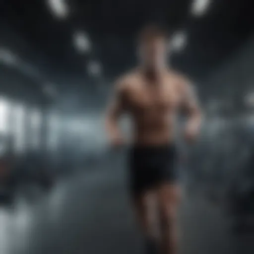 Dynamic endurance training session showcasing diverse exercises to improve mitochondrial function.