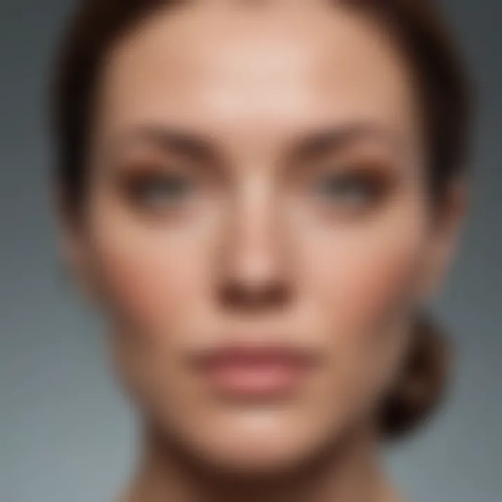 Visual representation of Botox treatment methodology