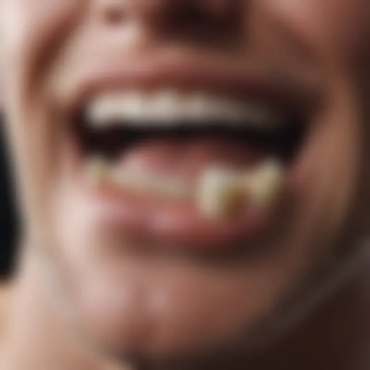 Calcium hydroxide application in a dental setting