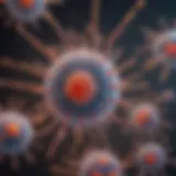 Diagram illustrating the mechanism of CAR T-cell therapy