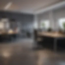 A corporate office showcasing inclusive workspaces designed for disabled workers