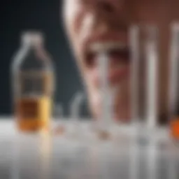 Detailed diagram of buccal swab DNA extraction kit components