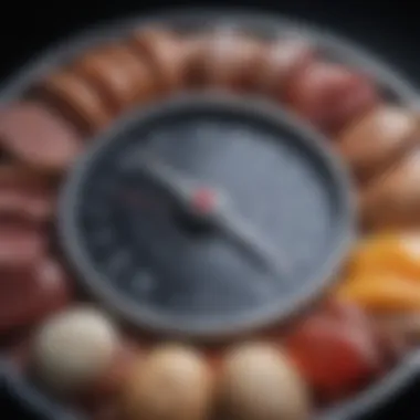 Diagram illustrating complications associated with diabetes