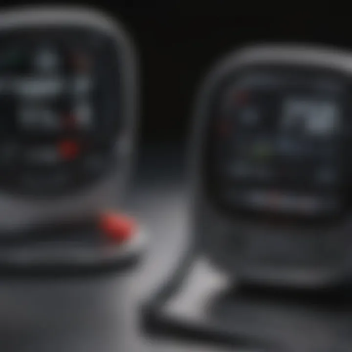 Comparison chart of features among top blood pressure monitors