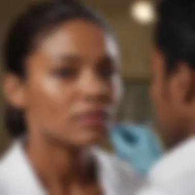 The Importance of Culturally Competent Dermatology A dermatologist consulting a patient with atopic dermatitis