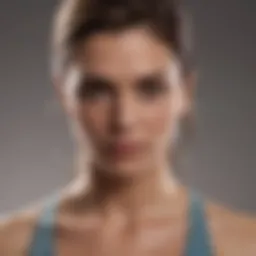Detailed visual representation of testosterone levels in females