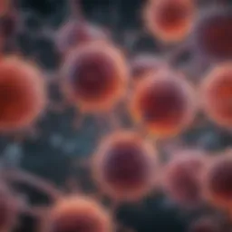 Lung cancer cell structure