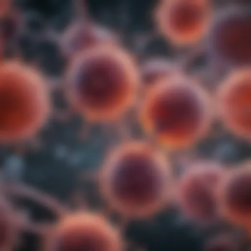 Lung cancer cell structure