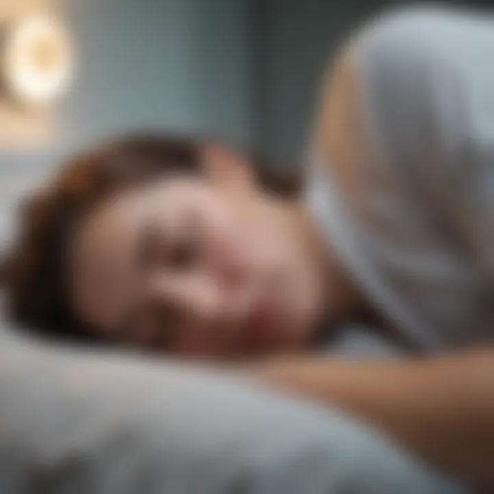 Illustration of sleep architecture highlighting its role in mental well-being