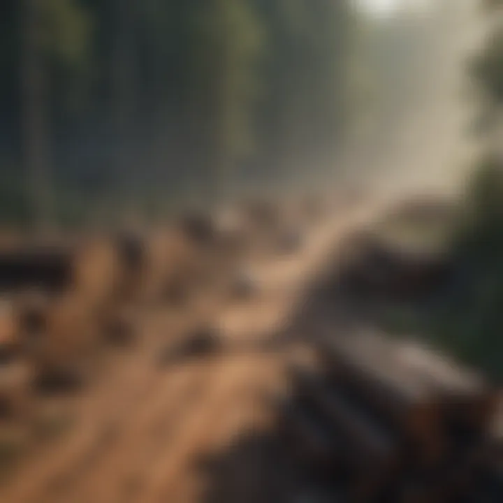 Map showcasing global timber trade routes