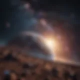 A breathtaking view of the cosmos filled with vibrant galaxies and stars