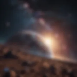 A breathtaking view of the cosmos filled with vibrant galaxies and stars