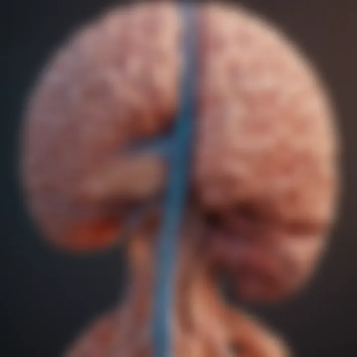 Diagram illustrating the gut-brain axis