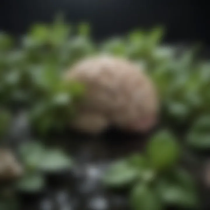 Artistic representation of improved brain function with Bacopa