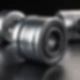 A detailed illustration showcasing the structure of a neodymium magnet