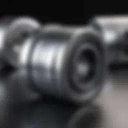A detailed illustration showcasing the structure of a neodymium magnet