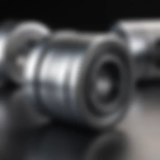 A detailed illustration showcasing the structure of a neodymium magnet