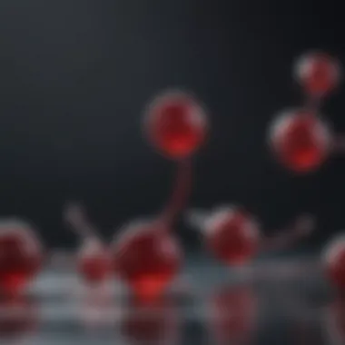 A conceptual representation of gene therapy targeting hemoglobin
