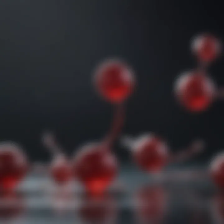 A conceptual representation of gene therapy targeting hemoglobin