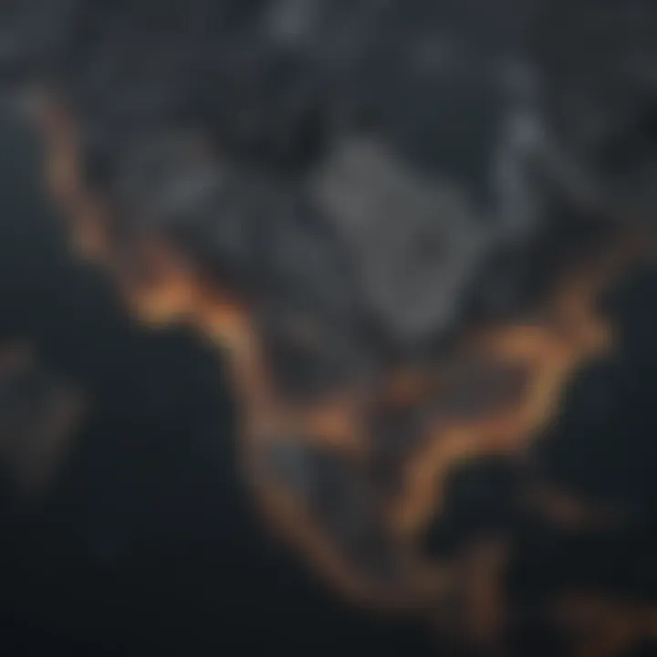 A map showcasing the global distribution of coal power plants.