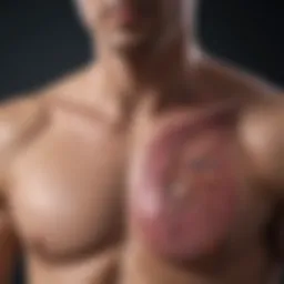 Thymus location in the chest