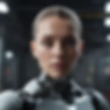 Ethical Dimensions of Robotics and Machine Learning Graphical depiction of ethical considerations in the fusion of robotics and machine learning.