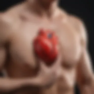 Lifestyle Factors and Cardiovascular Risks Graphic illustrating lifestyle factors influencing RA and cardiovascular risks.