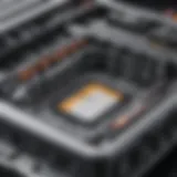 Cutaway view of a lithium ion battery showcasing its components