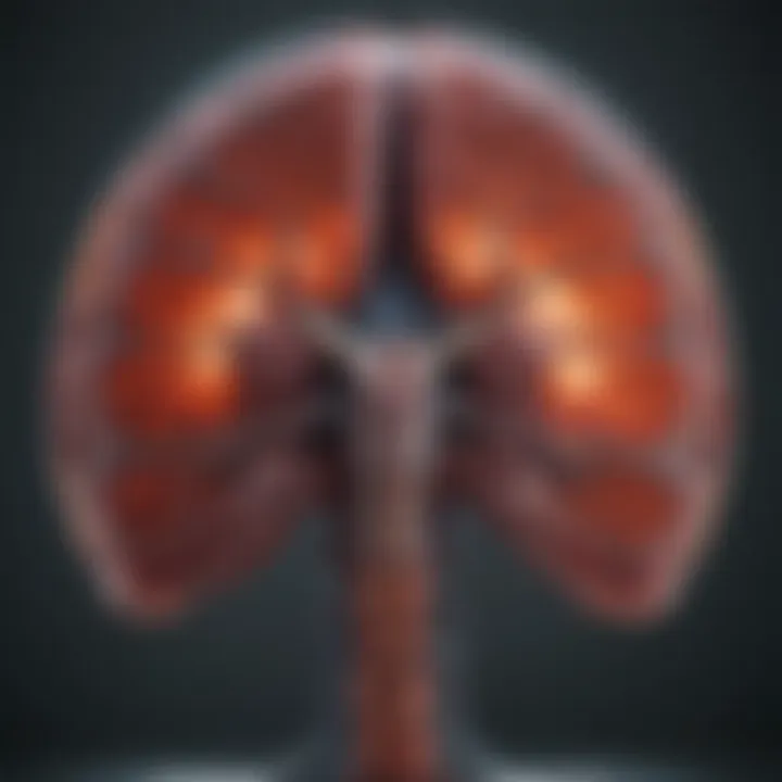 MRI scan displaying liver abnormalities