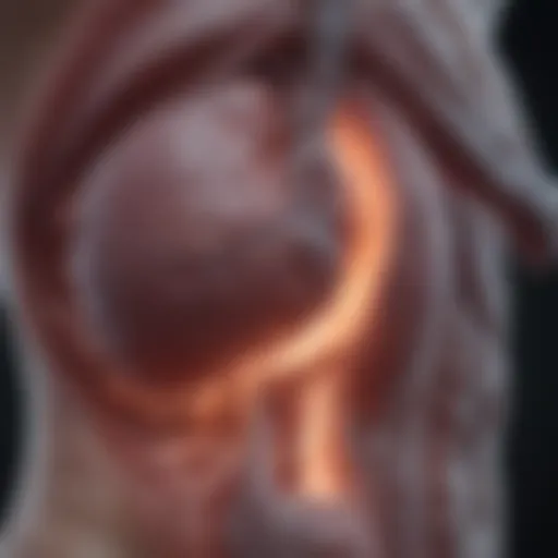 Liver ultrasound imaging showcasing liver structure