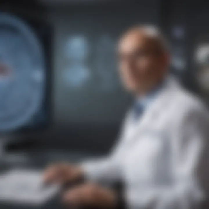 Illustration of management strategies for radiotherapy side effects