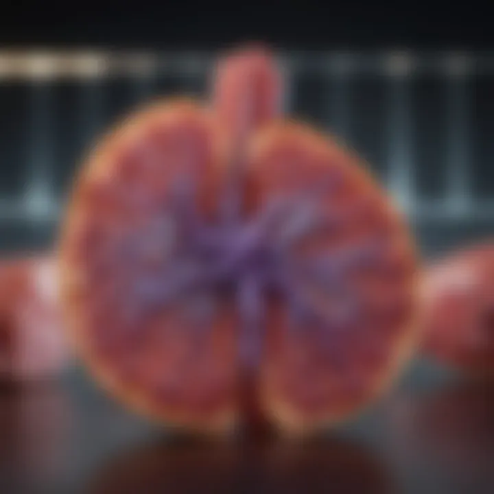 Graph showing metformin effects on kidney health
