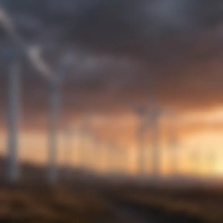 Graphical representation of the economic benefits derived from onshore wind energy.