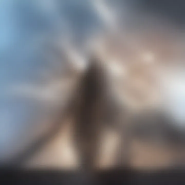 Close-up of a wind turbine's rotor blades in motion, highlighting technological innovation.