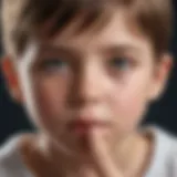 Visualization of pediatric allergic rhinitis symptoms