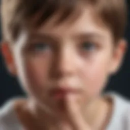Visualization of pediatric allergic rhinitis symptoms