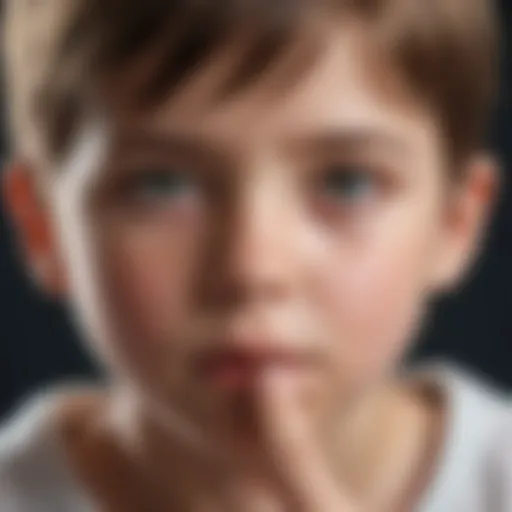 Visualization of pediatric allergic rhinitis symptoms