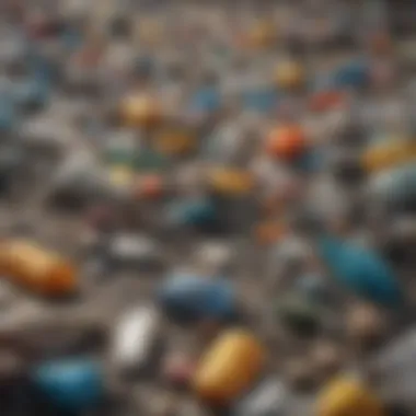 Sources of Plastic Waste Infographic illustrating plastic waste sources
