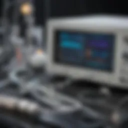 An intricate PSG setup showcasing monitoring equipment