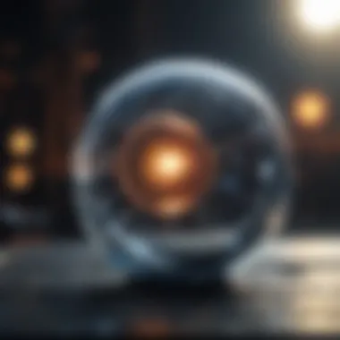 Advancements in Quantum Physics Visual representation of quantum physics concepts illustrating new research.