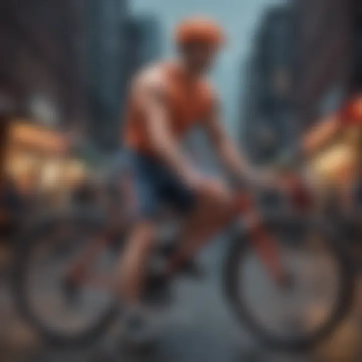 Illustration depicting societal impacts of stamina peddling
