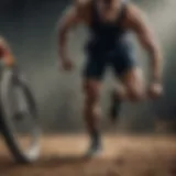 Visual representation of stamina enhancement in sports