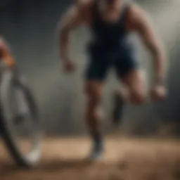 Visual representation of stamina enhancement in sports