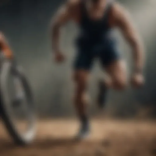 Visual representation of stamina enhancement in sports
