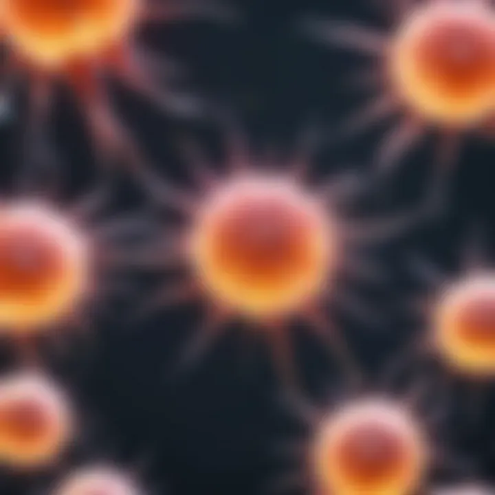 Illustration depicting stem cells differentiating into neurons