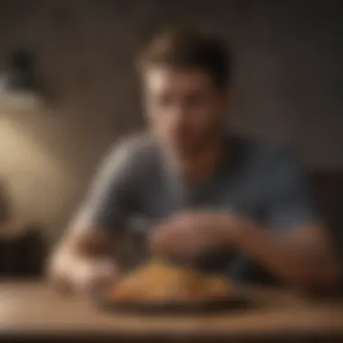 Understanding Psychological Triggers of Hunger Conceptual image representing psychological triggers of hunger
